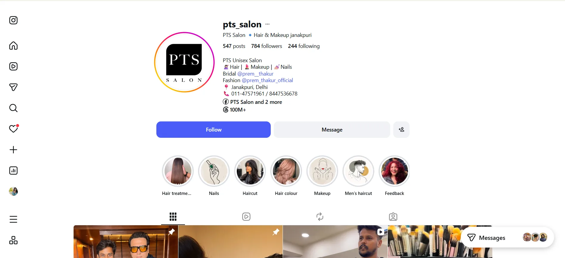 PTS Unisex Salon