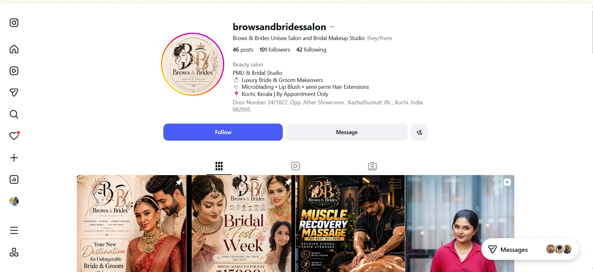 Brows & Brides Unisex Salon